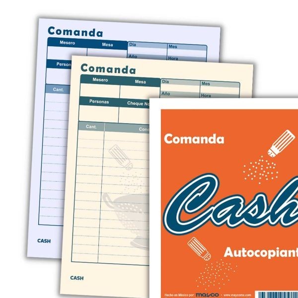 COMANDA 18 CTA. DUPLICADO AUTOCOP. 40H. CASH E.10 C.200